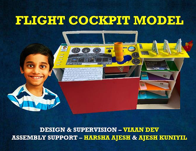 Flight cockpit model