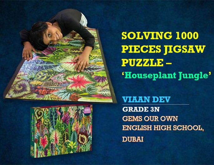 Solving 1000 pieces jigsaw puzzle