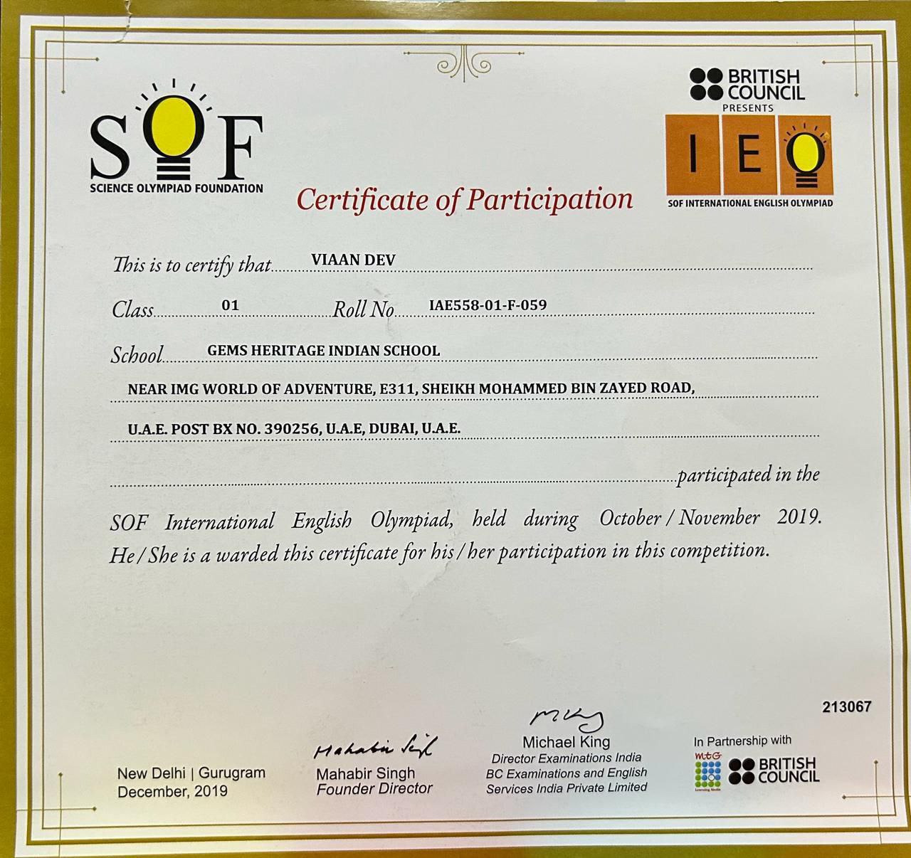 Science Olympiad Foundation