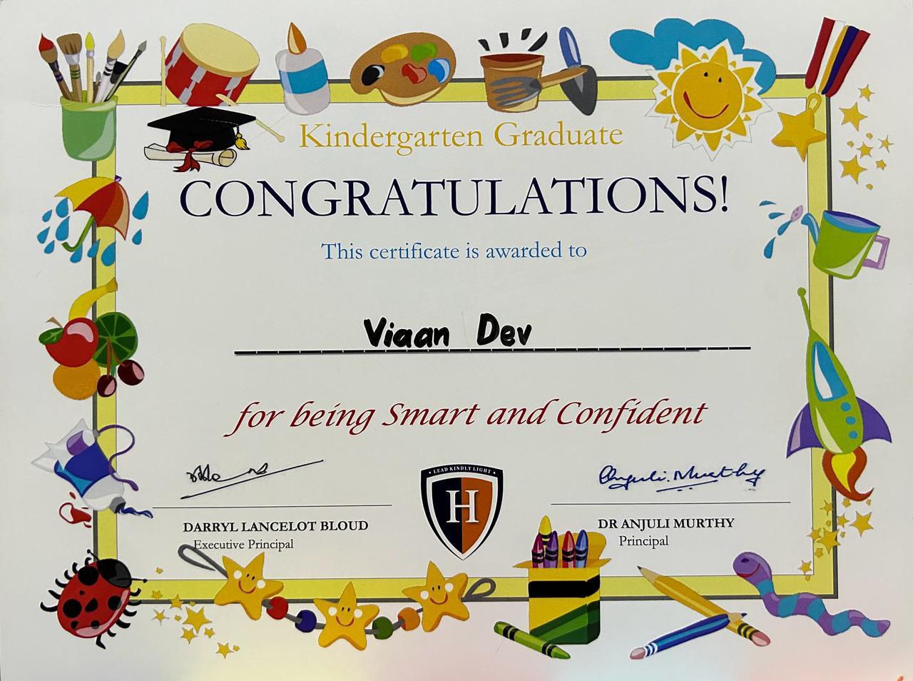 Kindergarten Graduate